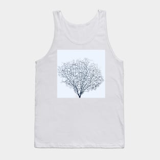 Sea plant black and White. Tank Top